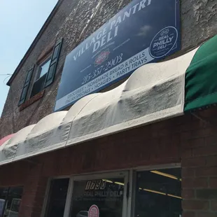 the front of the store