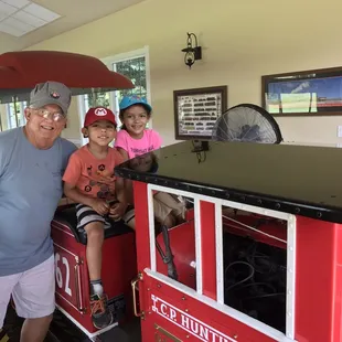 Who doesn&apos;t love a train?! And the conductor was delightful!