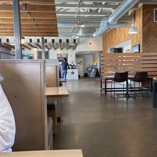 Dining room, looking towards order counter