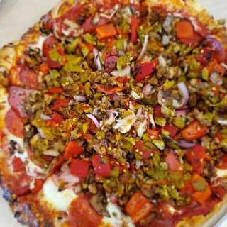 Greg's Albuquerque Magazine Combo Pizza