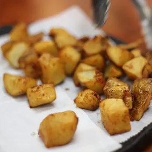 Hand cut russet potatoes, broasted and seasoned....so good, you'll want more!