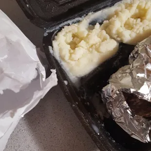 Ice cold and so watery they soaked through the bag.