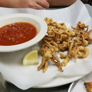 Fried calamari