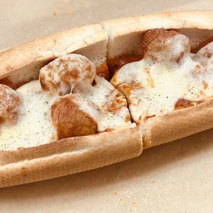 Toasted Meatball Sub!