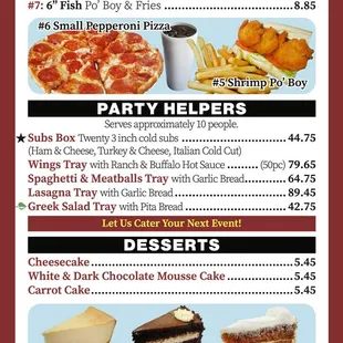 Updated Menu!