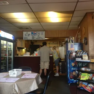 The counter.