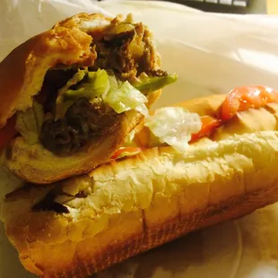 Cheese steak sub