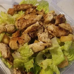 Chicken Caesar salad