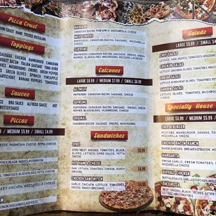 menu, sushi and sashimi