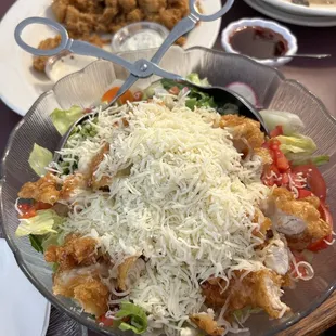 Crispy Chicken Salad