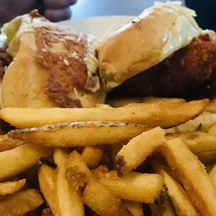 First of four incorrect orders. This is the Parmesan crusted chicken sandwich. Should have been a regular chicken sandwich.