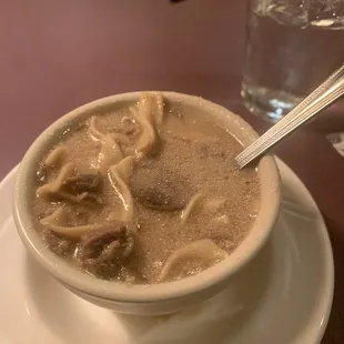 Beef stroganoff soup