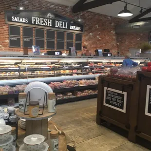 the inside of a grocery store