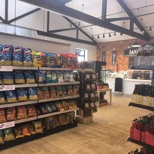 the inside of a grocery store