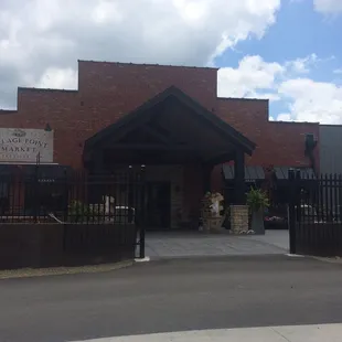 the front entrance of the village point community church