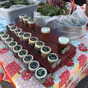 Dried spices and herbs from Bar None Produce.