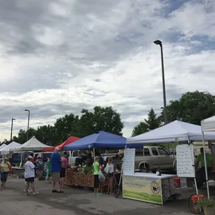 Hearty Nebraskans are still out at the farmers market after some devastating tornadoes last night