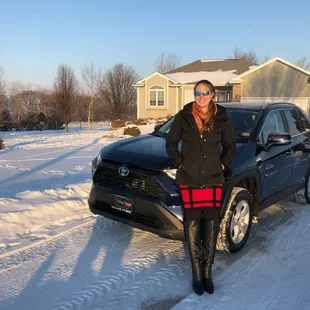 Me and my new 2021 RAV4 Hybrid