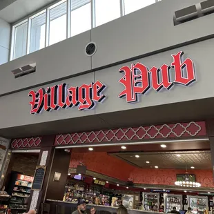 the entrance to the restaurant