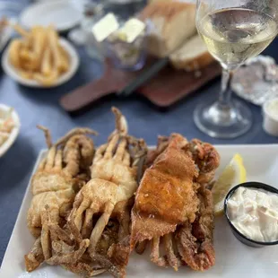 Fabulous stuffed soft crabs!!