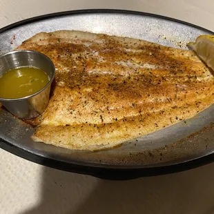 Blackened Flounder.