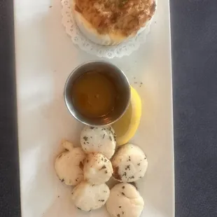 Special - crab imperial and scallops