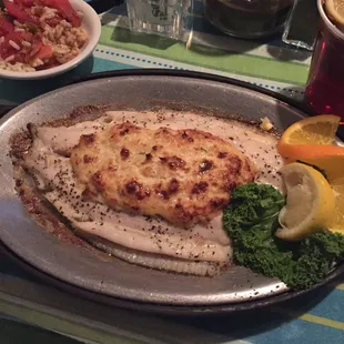 Broiled Flounder