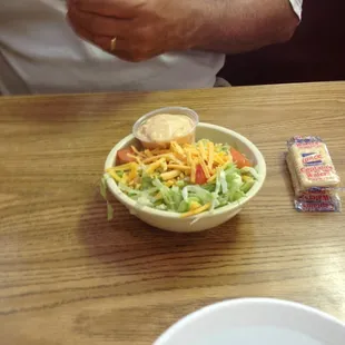 Yum! The salad is great!