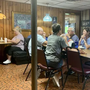 Seating in the back side room