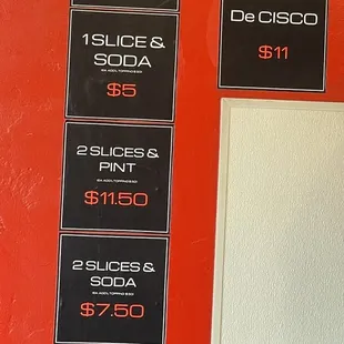 Specials!