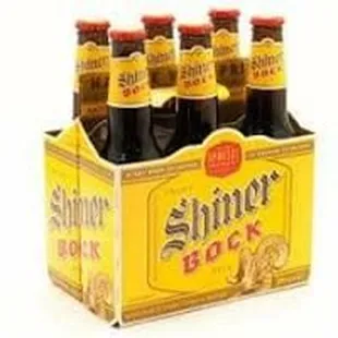 six bottles of shimmer beer