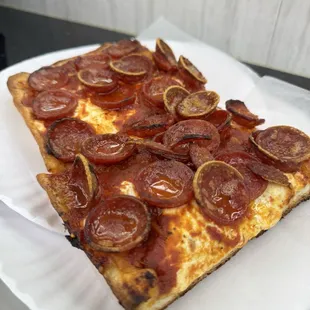 Pepperoni Square Pizza