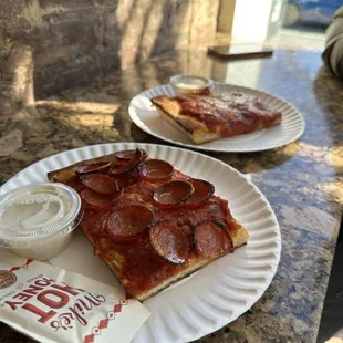 Pepperoni Square Pizza