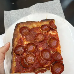 Pepperoni Square Pizza