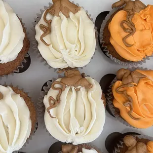 Actual cupcake cakes from Village Sweets