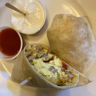 Breakfast burrito