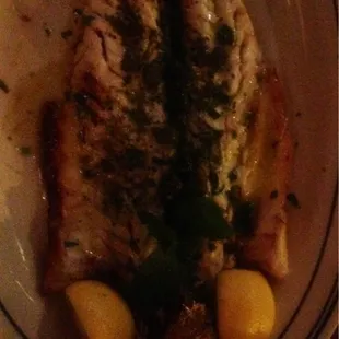 Deboned sea bass!