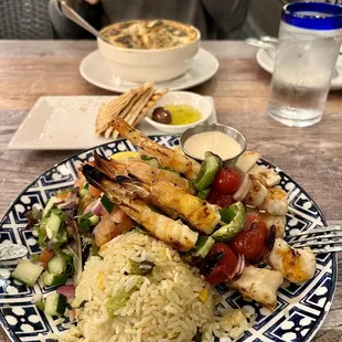 Shrimp Souvlaki