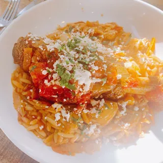 Lamb Shank Yiouvetsi