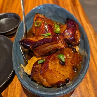 Stuffed Eggplant and Tofu with Shrimp