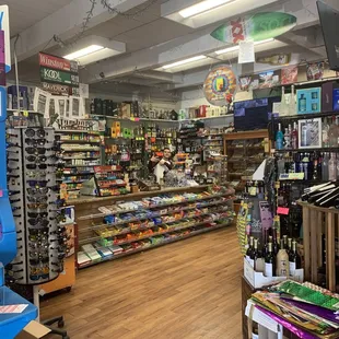 the inside of a store