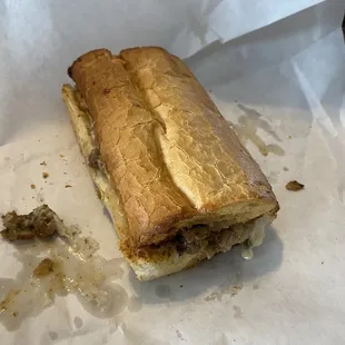 This is not bad just needs more of everything on the inside. Philly.