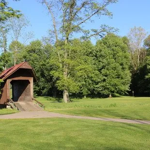 Our course features two rustic covered bridges!