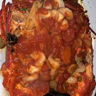 Seafood spaghetti