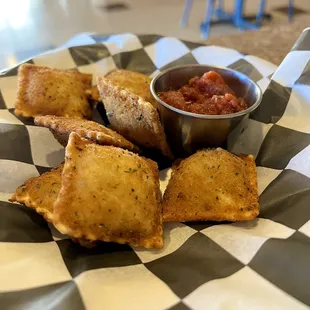 Fried ravioli