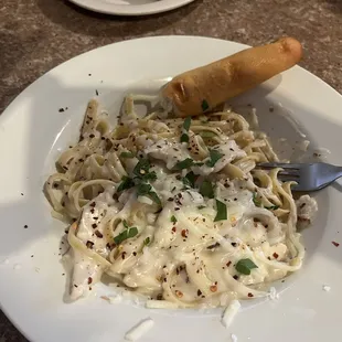 Chicken fettuccine Alfredo