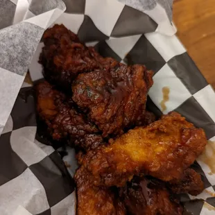 Spicy bbq wings