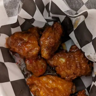 Sweet chili wings