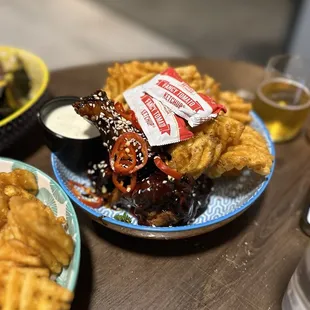 Spicy teriyaki wings