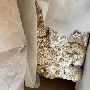 Crumb Cake was good!